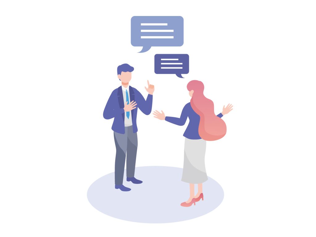 1on1を想起させる画像