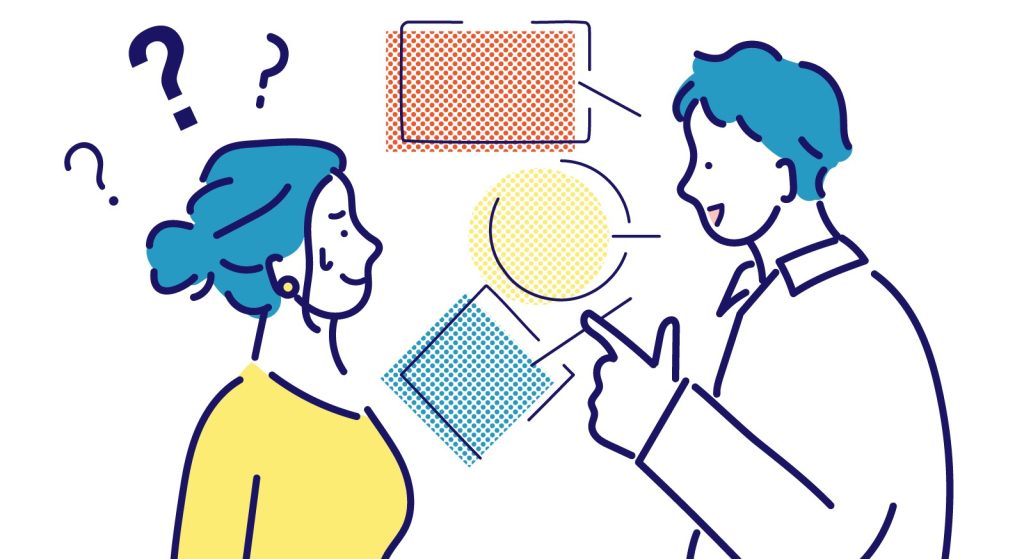 「意図が伝わらない」を想起させる画像
