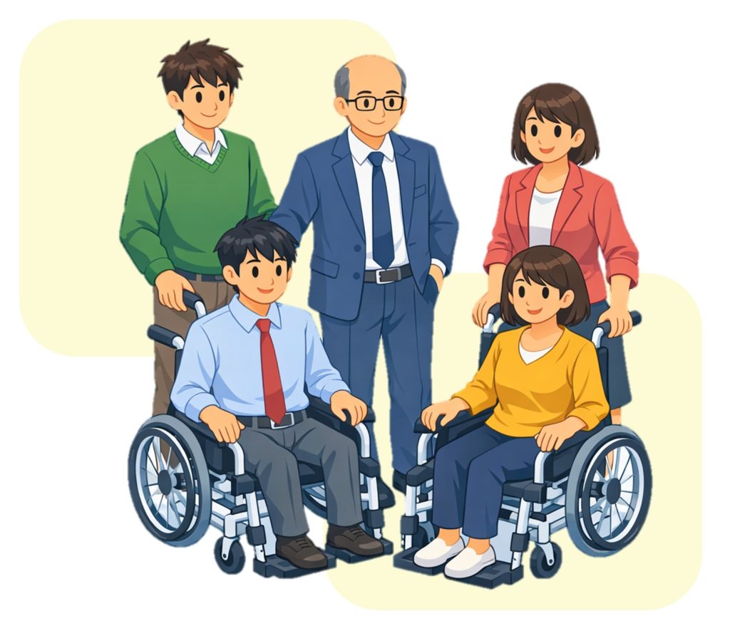 障害者雇用の現場を想起させる画像